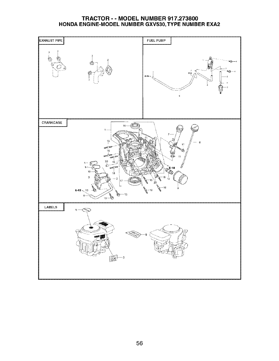 Craftsman 917.273800 User Manual | Page 56 / 60