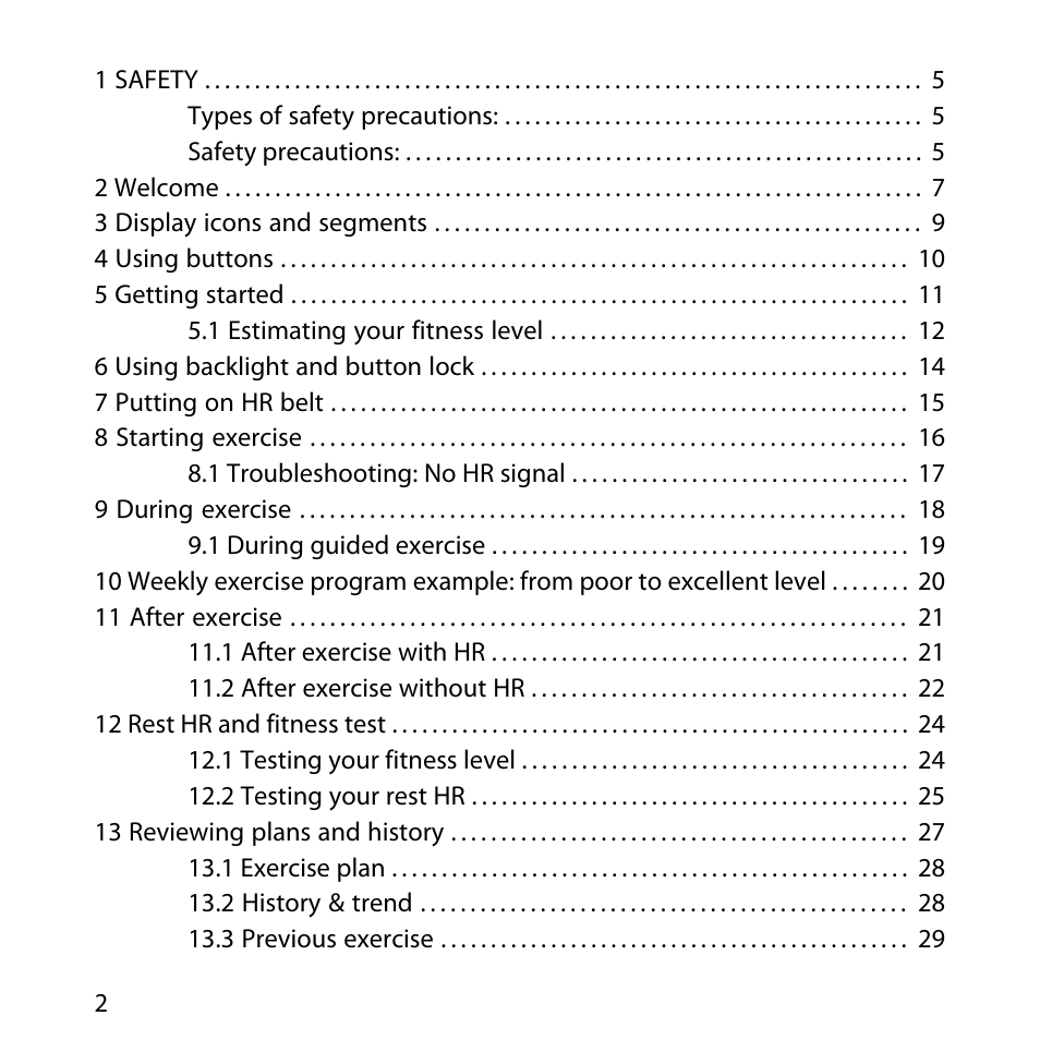 SUUNTO M4 User Manual | Page 2 / 45