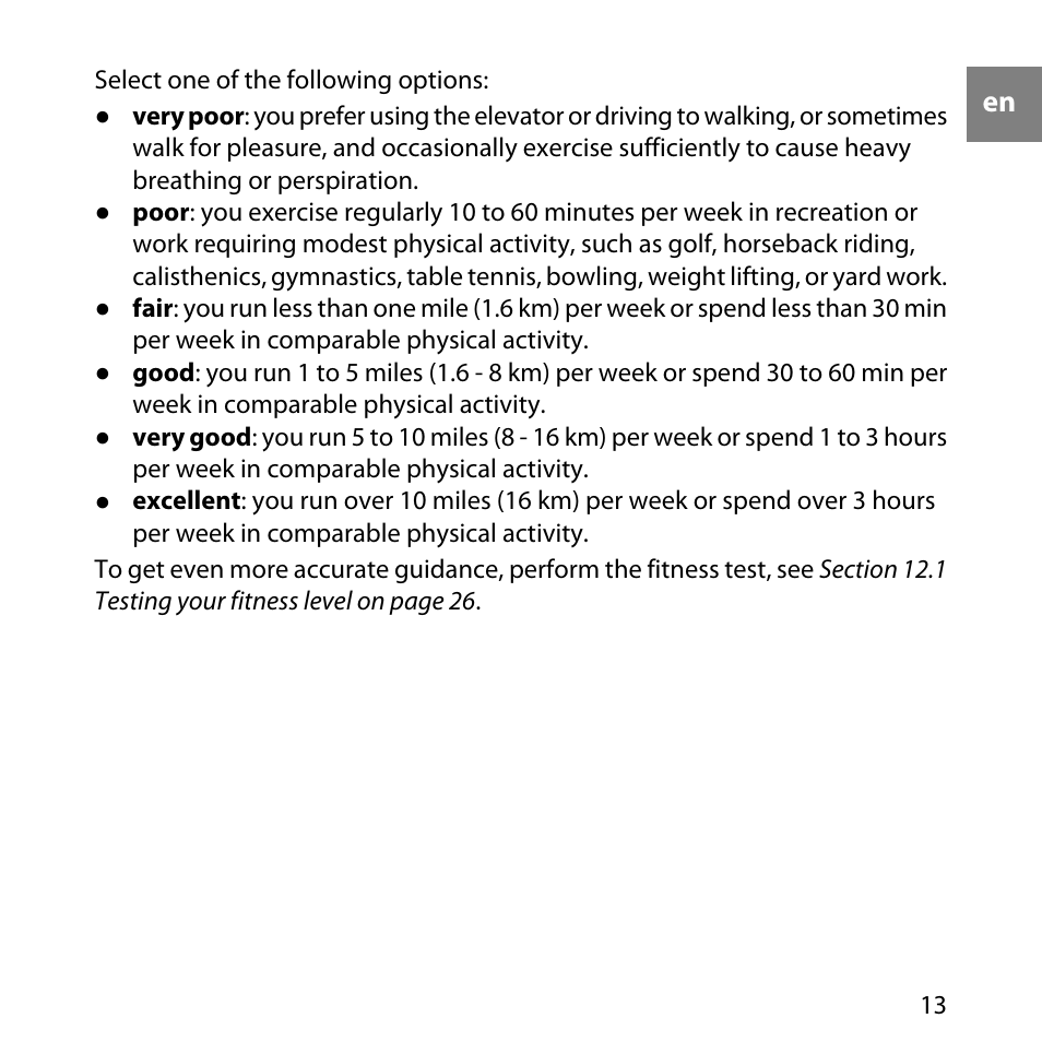 SUUNTO M5 User Manual | Page 13 / 47