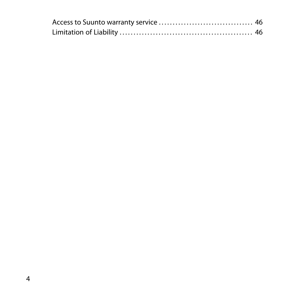 SUUNTO M5 User Manual | Page 4 / 47