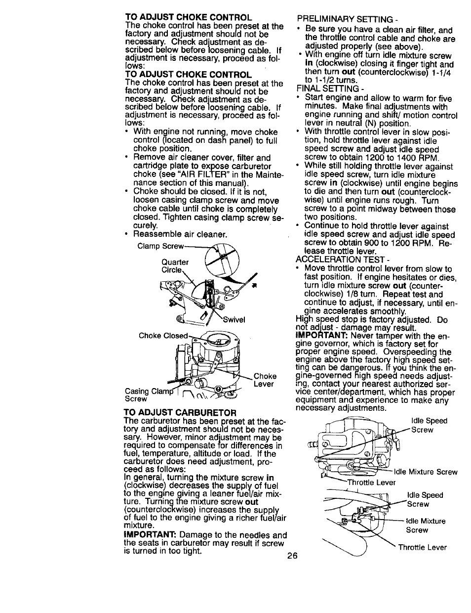 Craftsman 917.270822 User Manual | Page 26 / 60