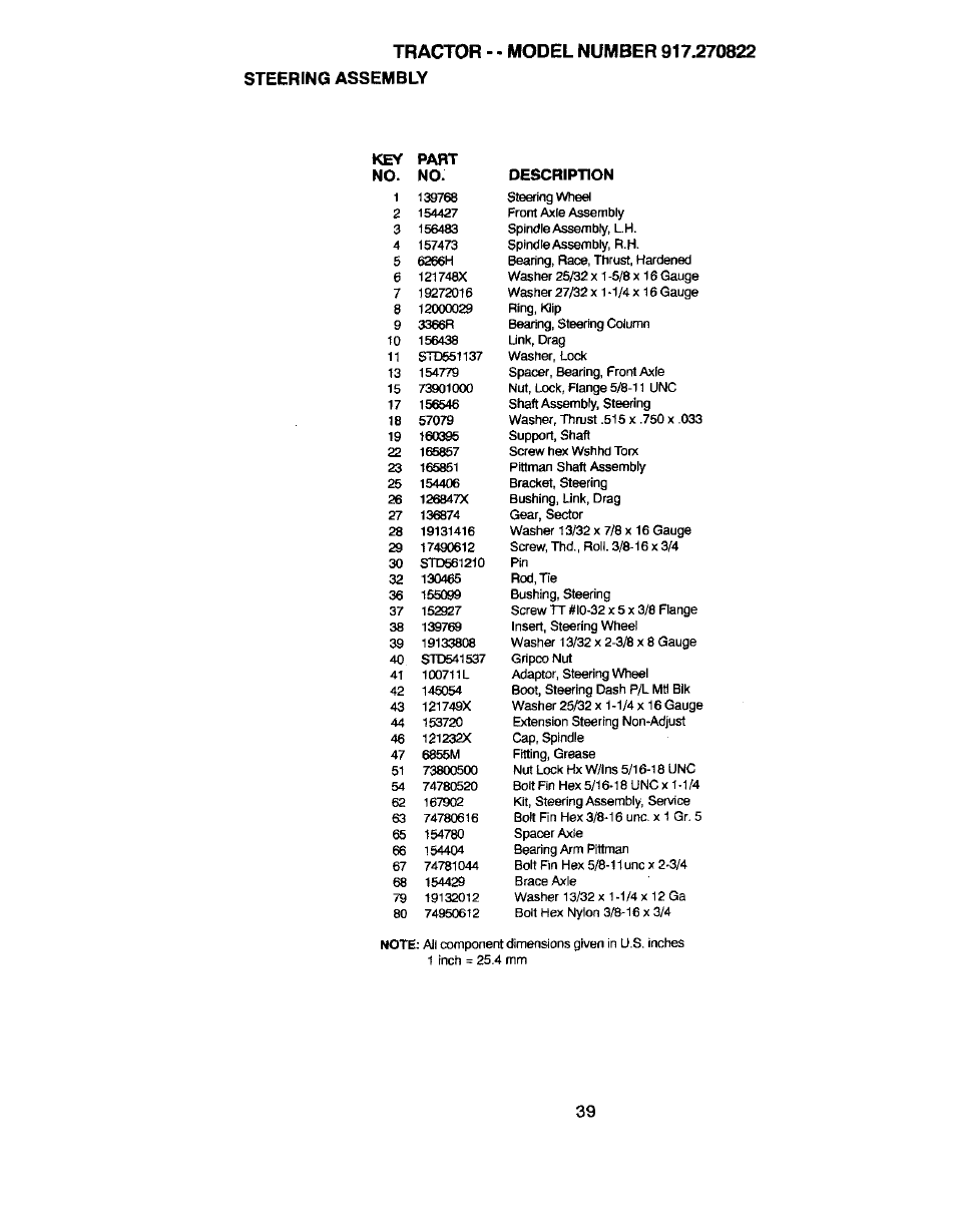 Craftsman 917.270822 User Manual | Page 39 / 60