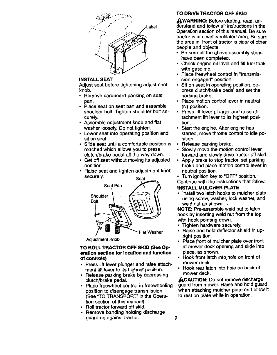 Craftsman 917.270822 User Manual | Page 9 / 60