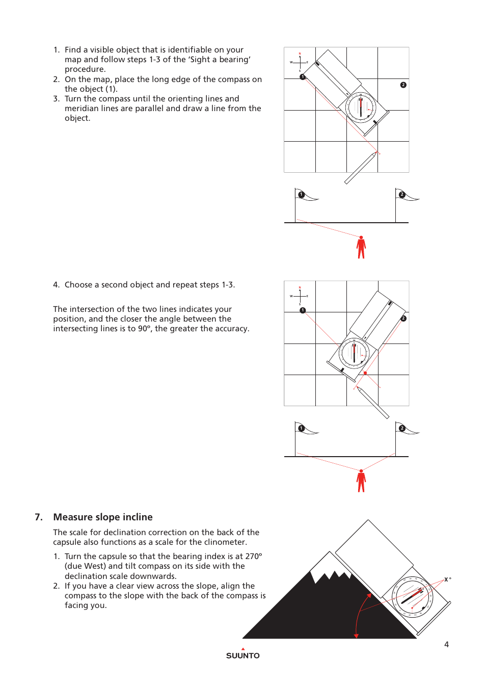 Measure slope incline | SUUNTO MB-6 GLOBAL User Manual | Page 4 / 6