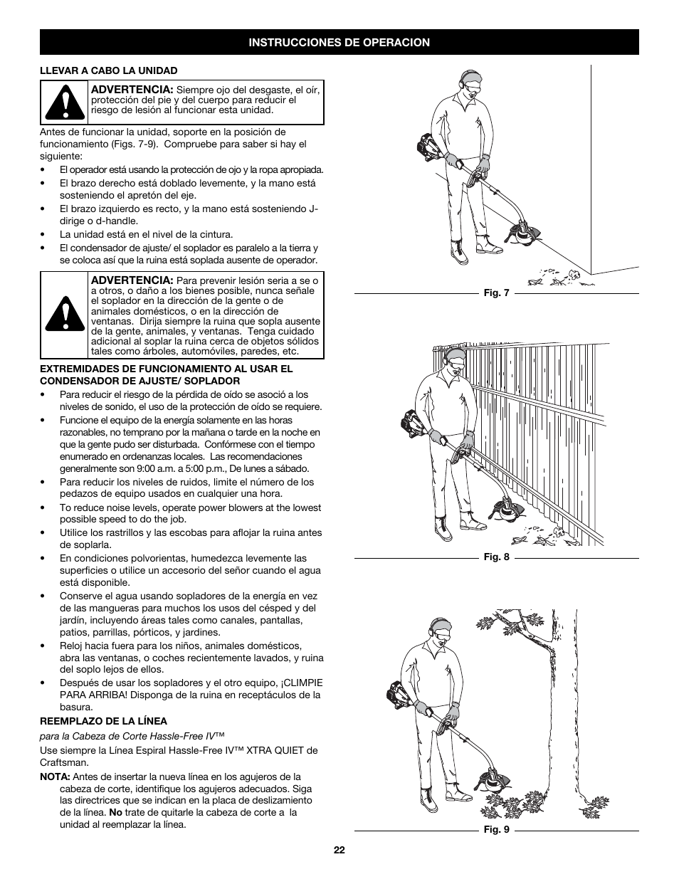 Craftsman 316.79192 User Manual | Page 22 / 32