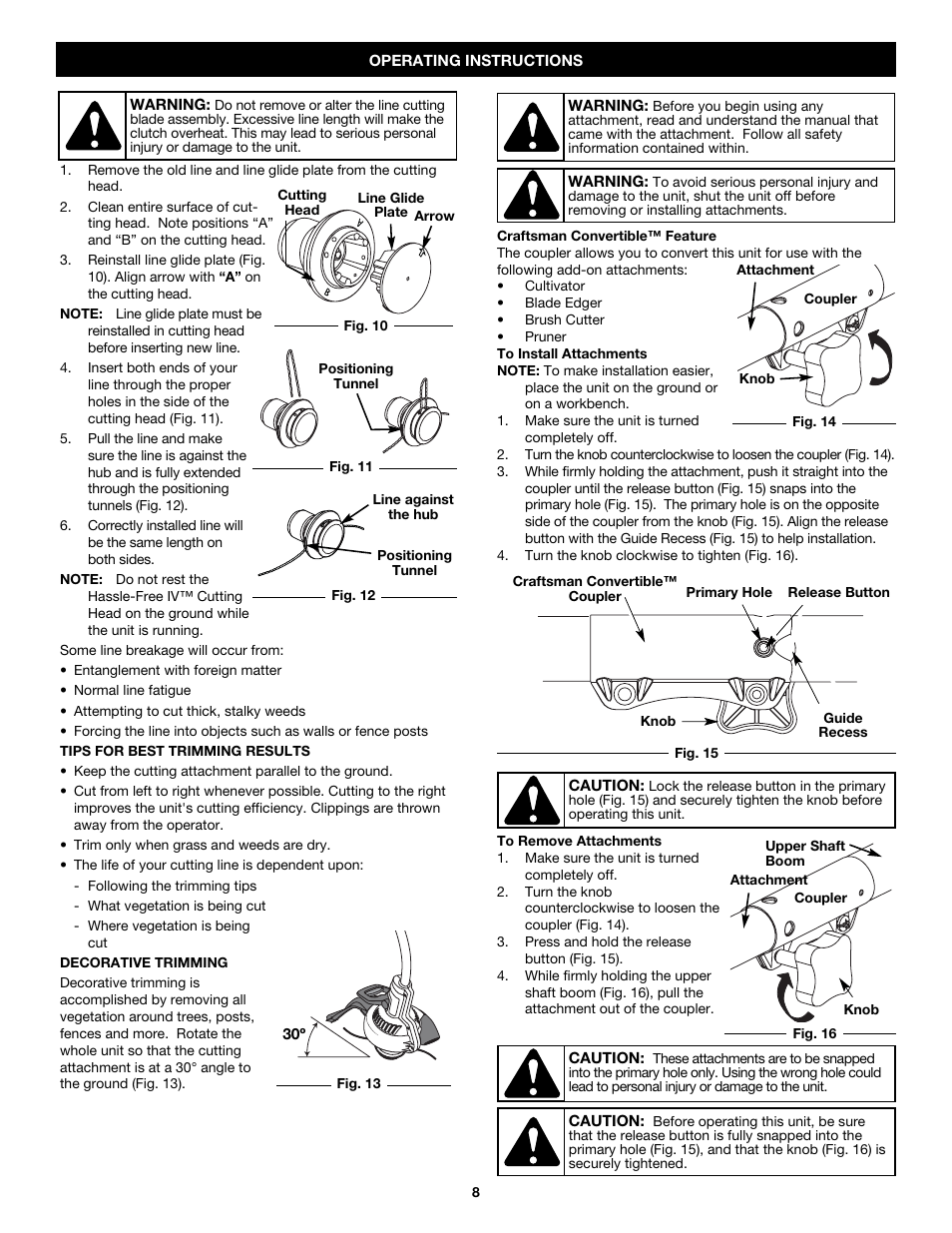 Craftsman 316.79192 User Manual | Page 8 / 32