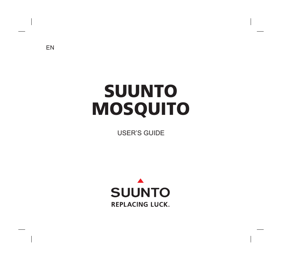 SUUNTO MOSQUITO User Manual | 122 pages