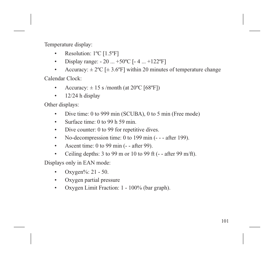 SUUNTO MOSQUITO User Manual | Page 103 / 122