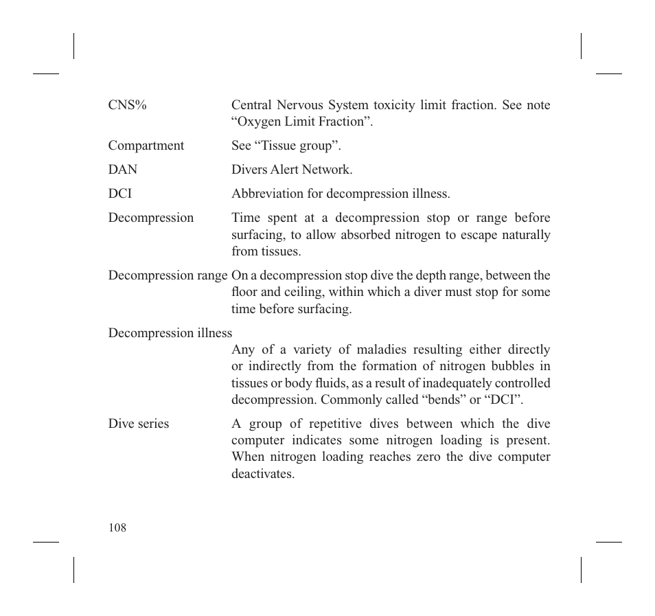 SUUNTO MOSQUITO User Manual | Page 110 / 122