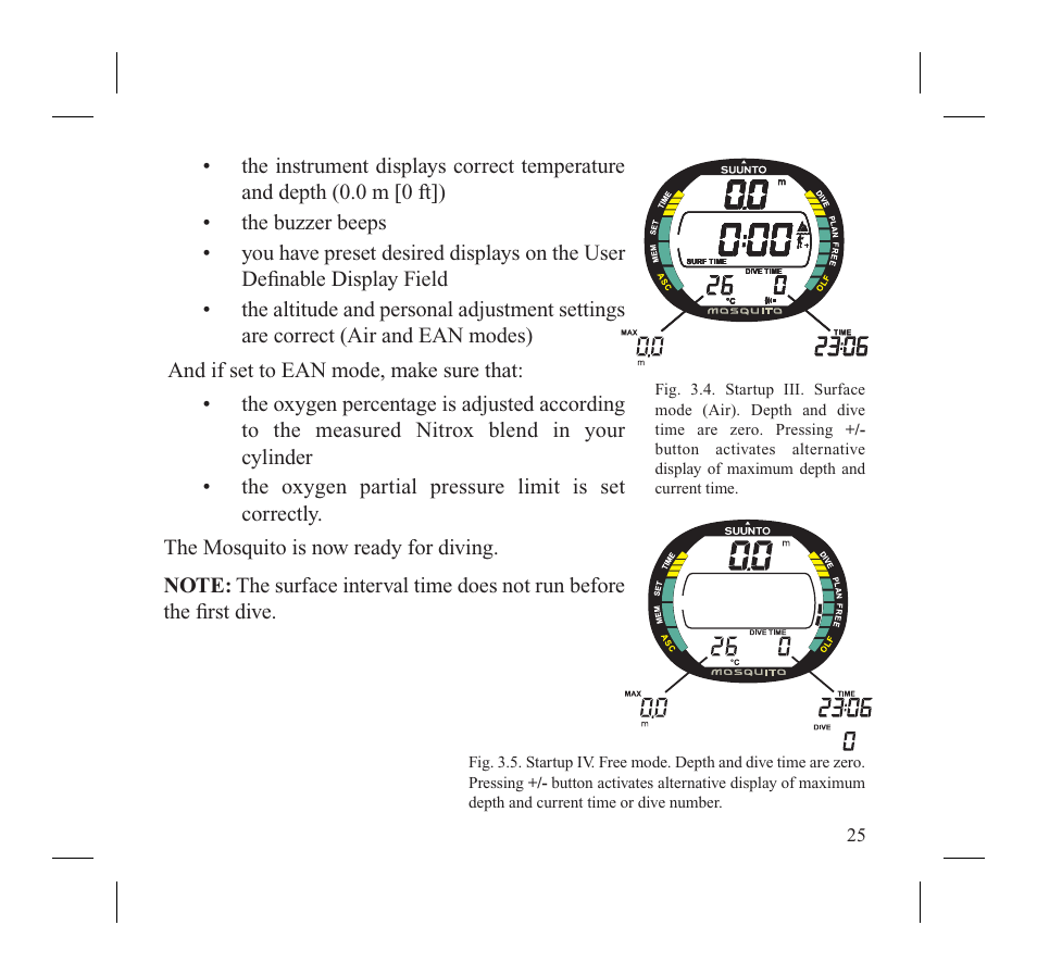 SUUNTO MOSQUITO User Manual | Page 27 / 122