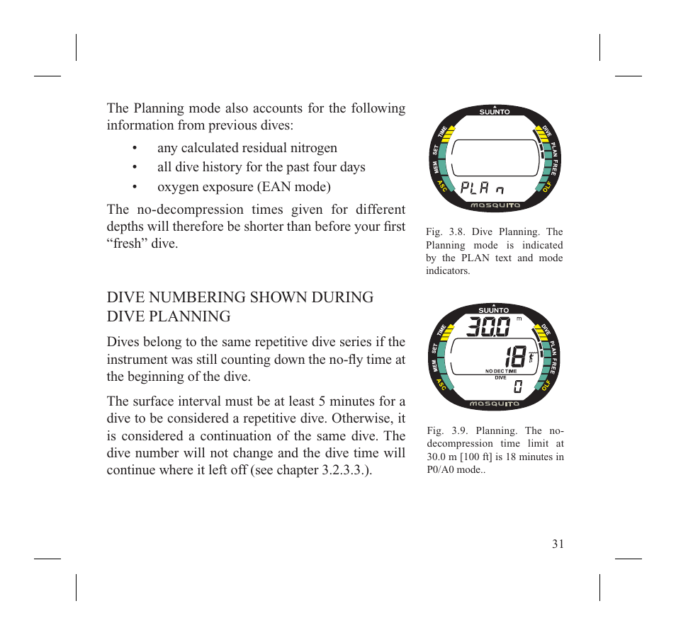 SUUNTO MOSQUITO User Manual | Page 33 / 122