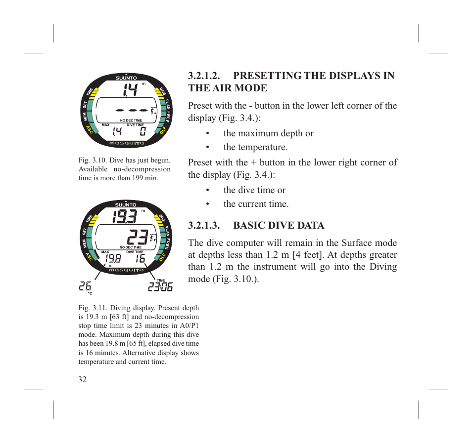 SUUNTO MOSQUITO User Manual | Page 34 / 122