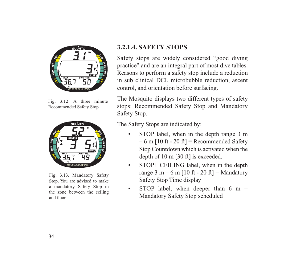 SUUNTO MOSQUITO User Manual | Page 36 / 122