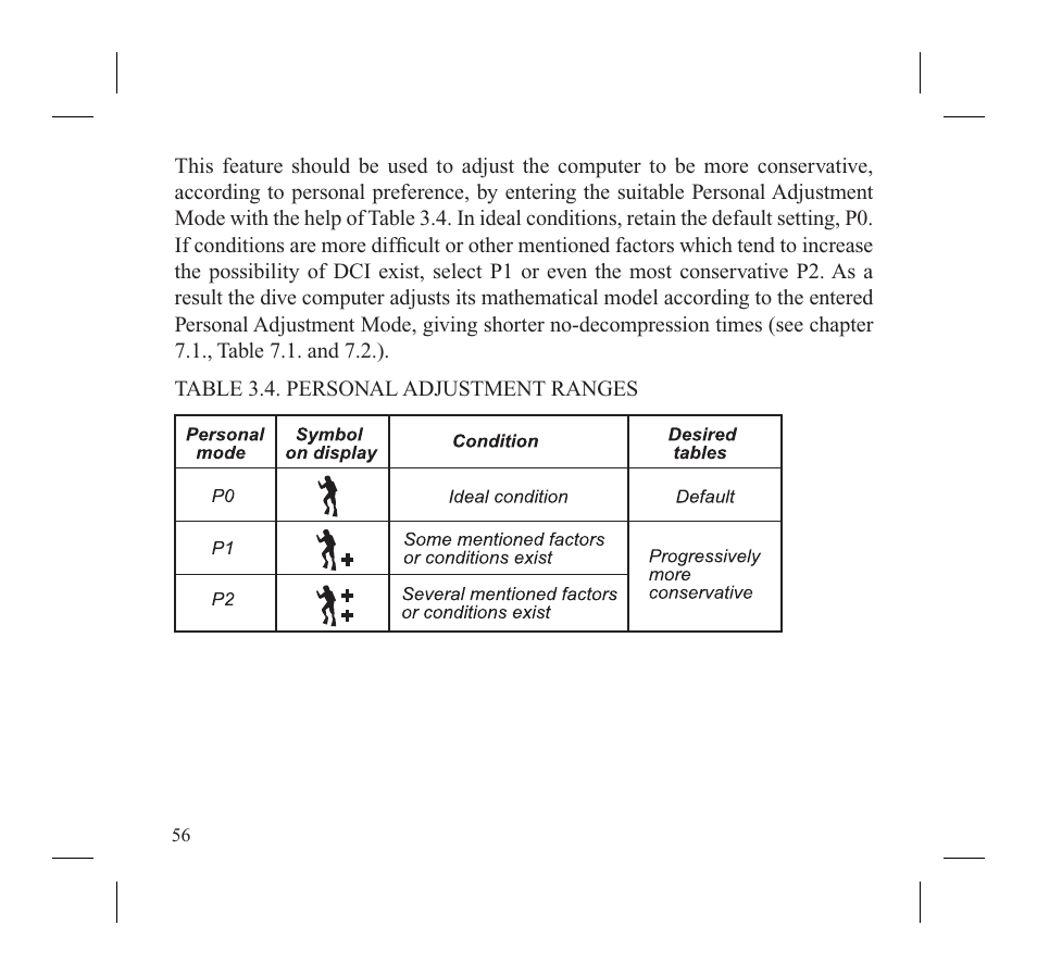 SUUNTO MOSQUITO User Manual | Page 58 / 122