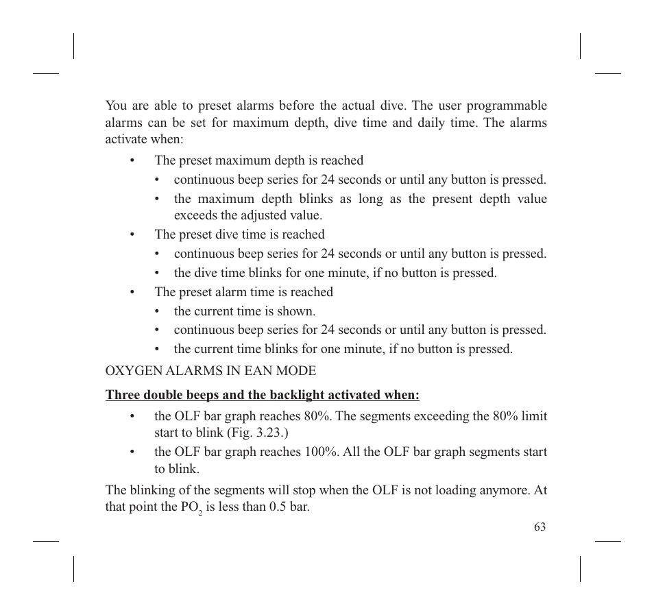 SUUNTO MOSQUITO User Manual | Page 65 / 122