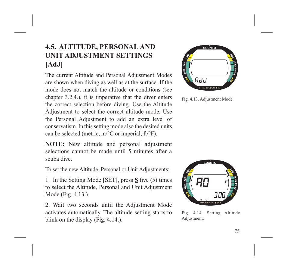 SUUNTO MOSQUITO User Manual | Page 77 / 122