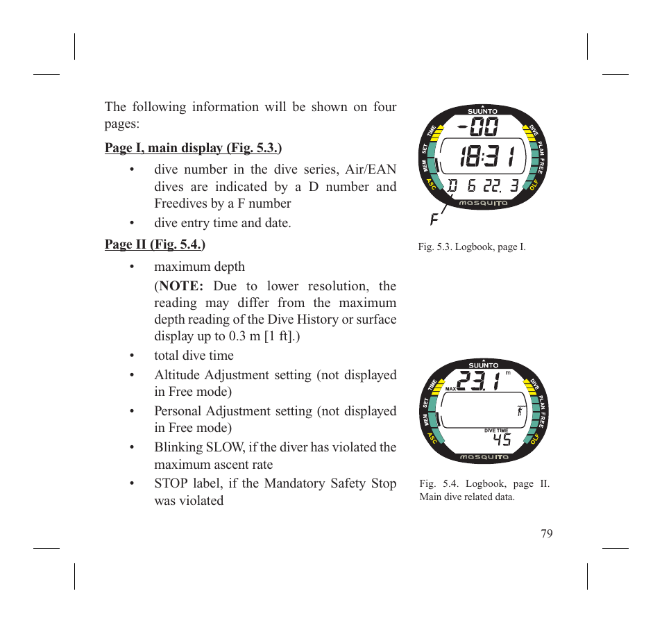 SUUNTO MOSQUITO User Manual | Page 81 / 122