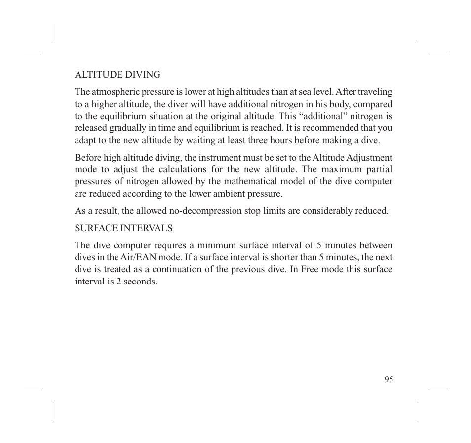 SUUNTO MOSQUITO User Manual | Page 97 / 122