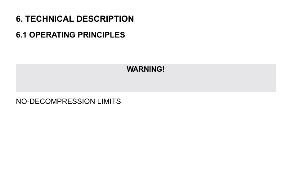 Technical description, 1 operating principles | SUUNTO OCTOPUS II User Manual | Page 55 / 66