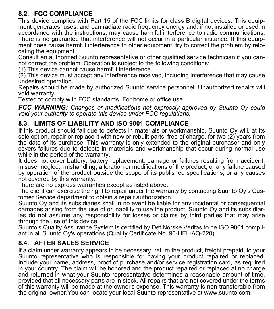 SUUNTO PC POD User Manual | Page 7 / 9