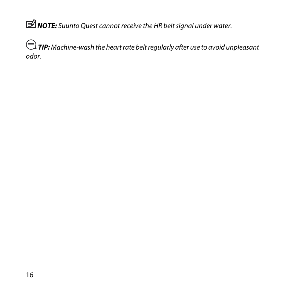 SUUNTO QUEST User Manual | Page 16 / 53