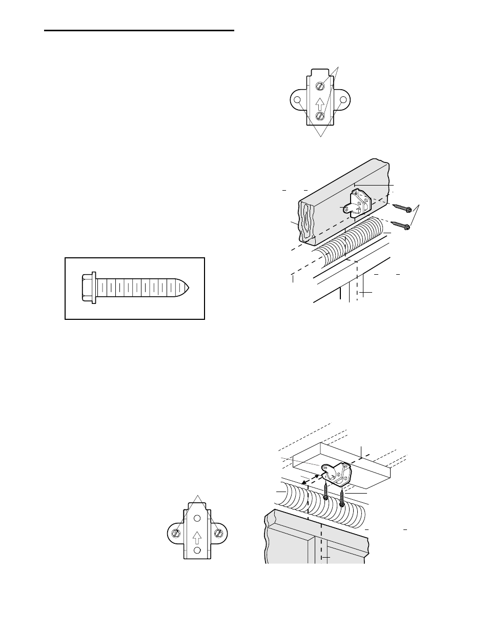 Install the header bracket, Installation step 2 | Craftsman 13953985 User Manual | Page 14 / 76
