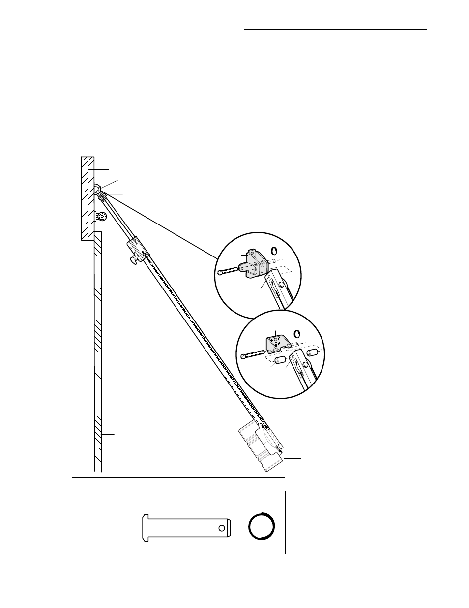Attach the rail to the header bracket, Installation step 3 | Craftsman 13953985 User Manual | Page 15 / 76