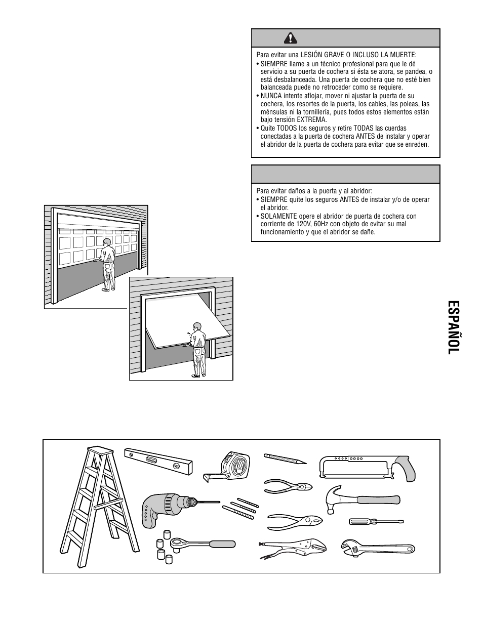 Esp añol | Craftsman 13953985 User Manual | Page 41 / 76