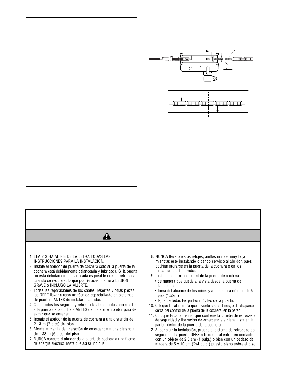 Instrucciones importantes para la instalación, Montaje, paso 5, Instalación | Craftsman 13953985 User Manual | Page 49 / 76