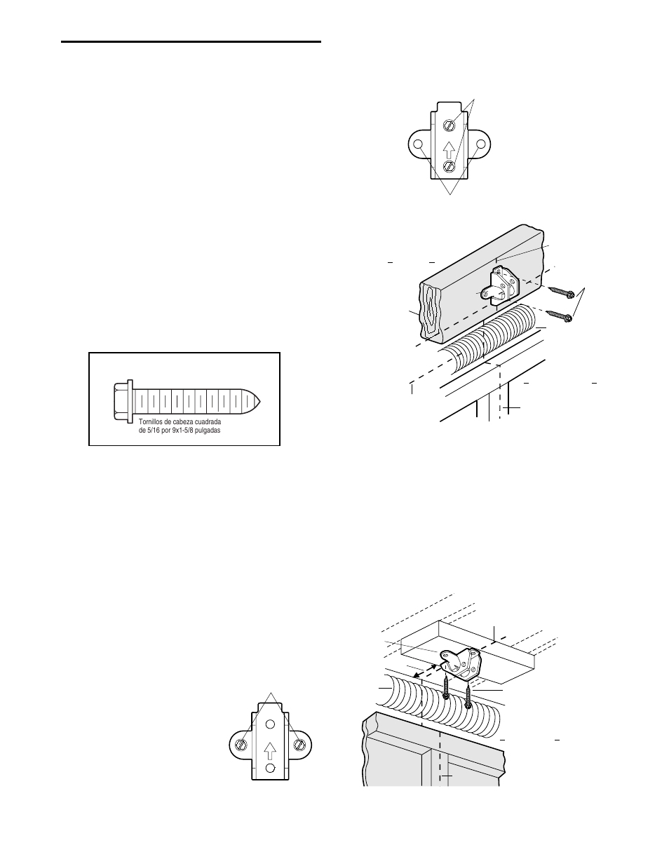 Instalación, paso 2, Instale la ménsula del cabezal | Craftsman 13953985 User Manual | Page 52 / 76