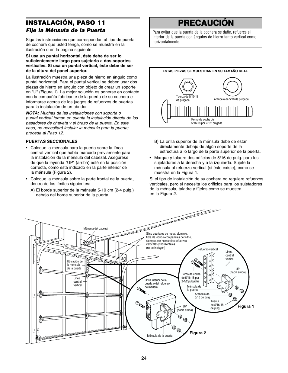 Instalación, paso 11 | Craftsman 13953985 User Manual | Page 62 / 76