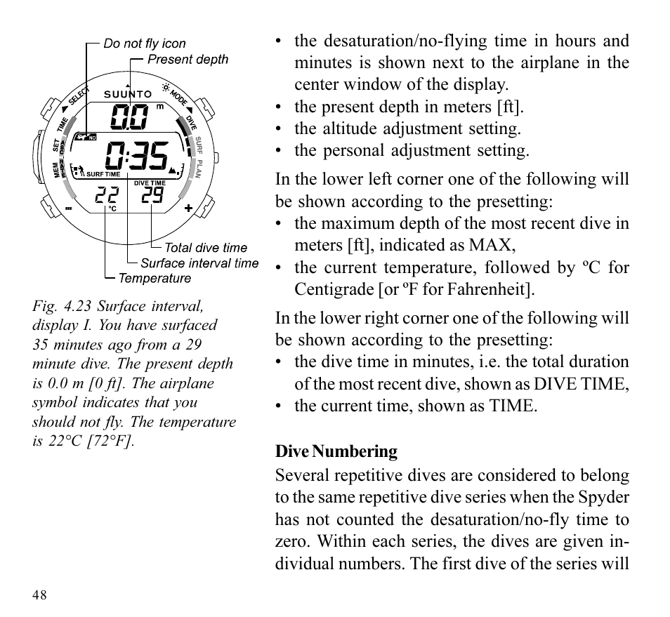 SUUNTO SPYDER User Manual | Page 50 / 93