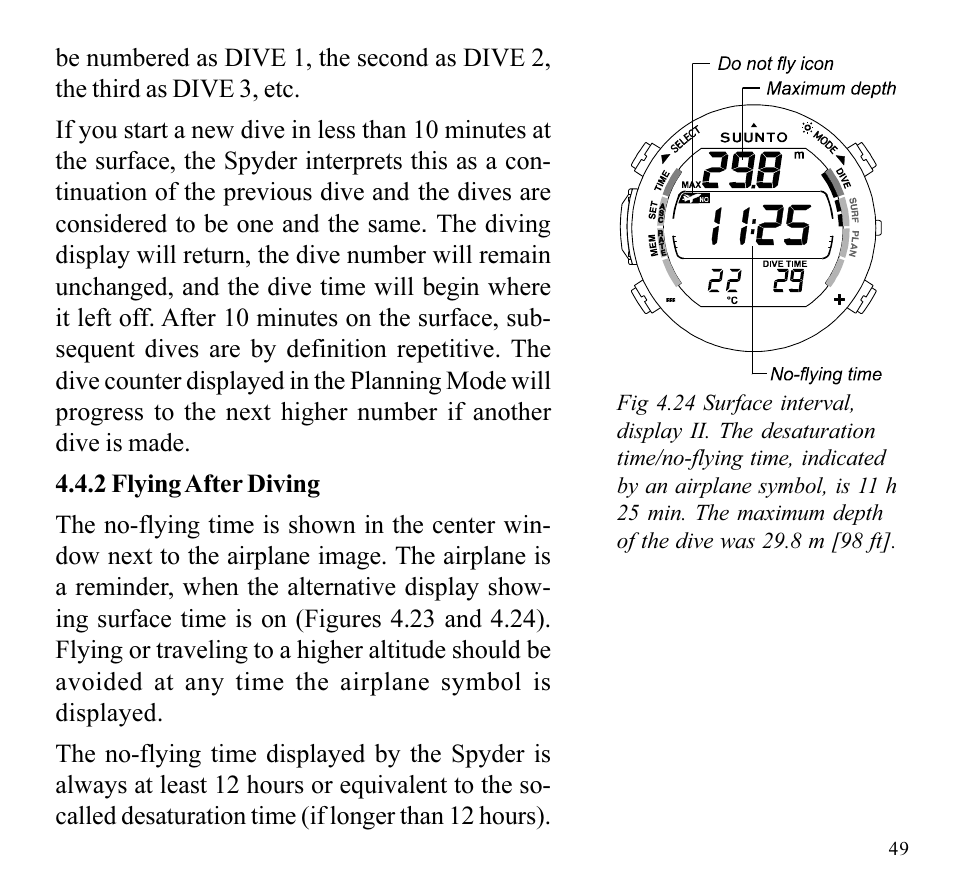 SUUNTO SPYDER User Manual | Page 51 / 93