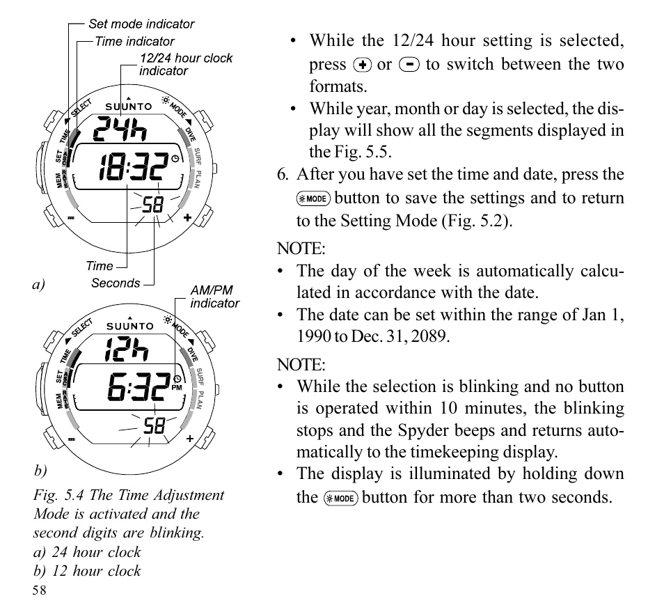 SUUNTO SPYDER User Manual | Page 60 / 93