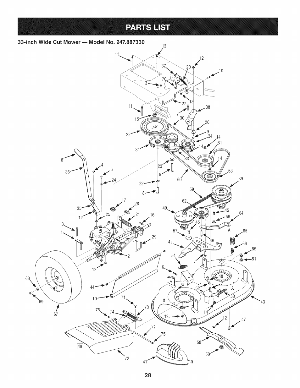 Craftsman 247.887330 User Manual | Page 28 / 72