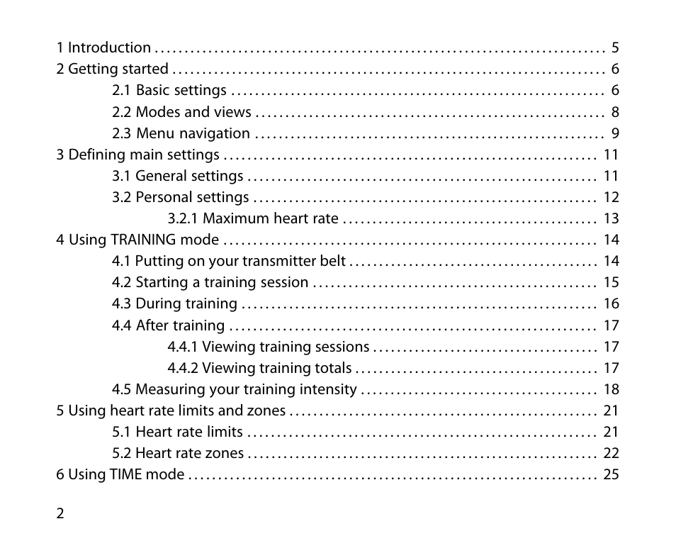 SUUNTO T1C User Guide User Manual | Page 3 / 44