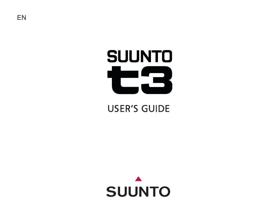 SUUNTO t3 User Manual | 51 pages