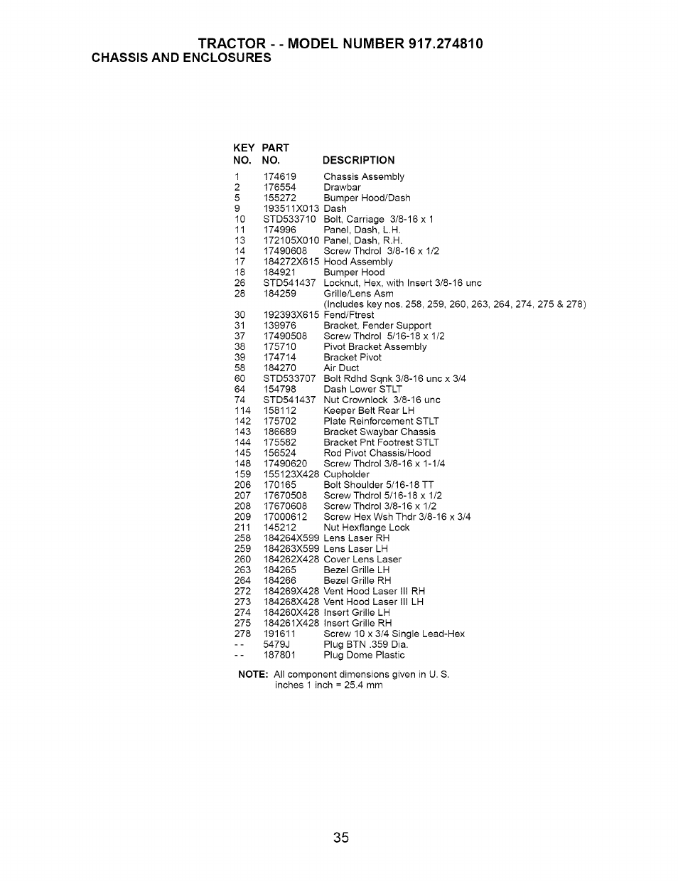 Tractor | Craftsman 917.274810 User Manual | Page 35 / 56
