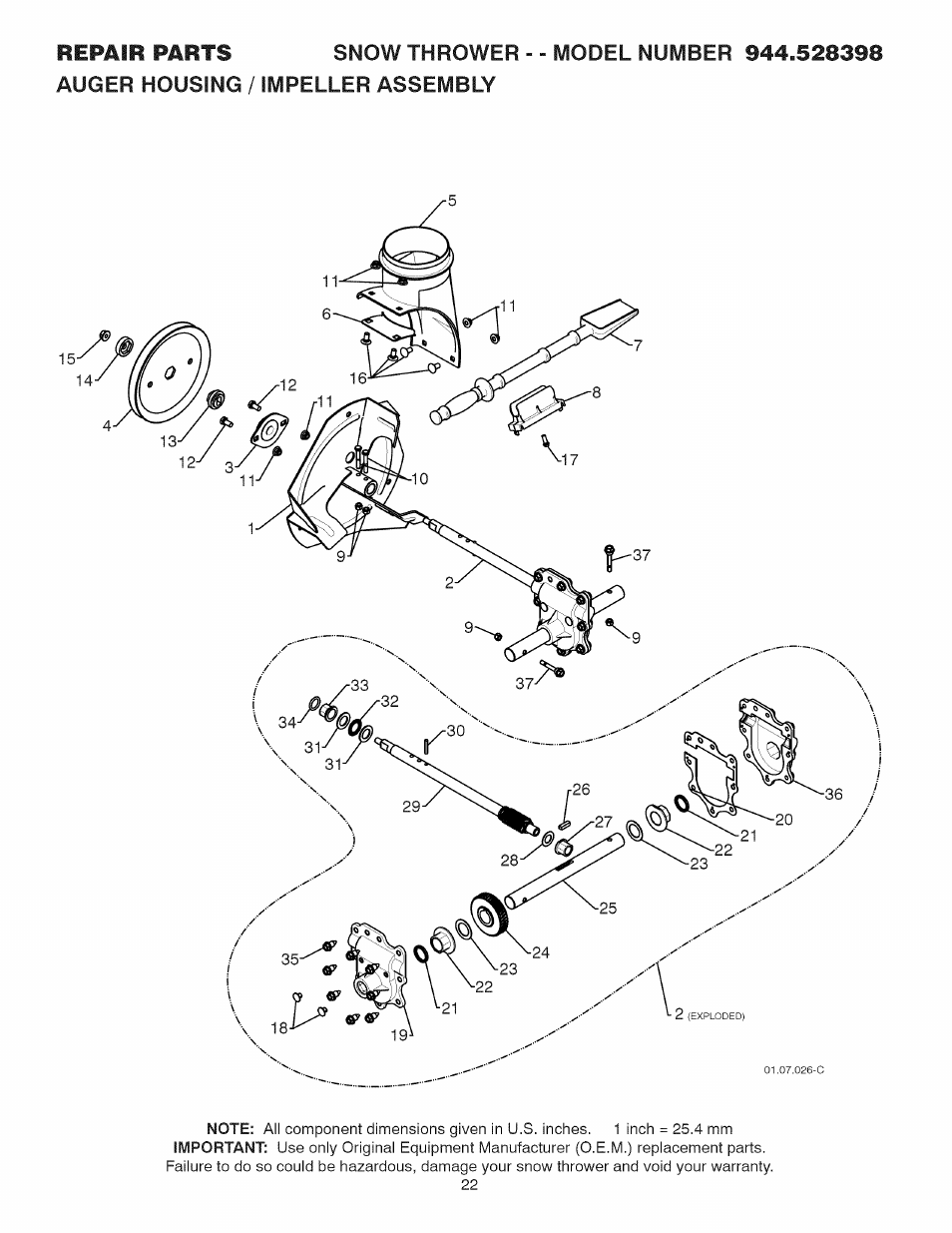 Craftsman 944.528398 User Manual | Page 22 / 48