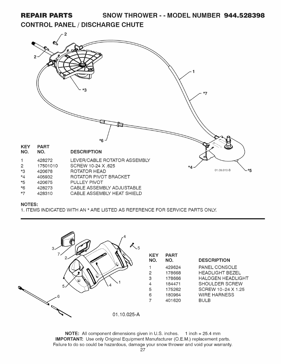 Craftsman 944.528398 User Manual | Page 27 / 48