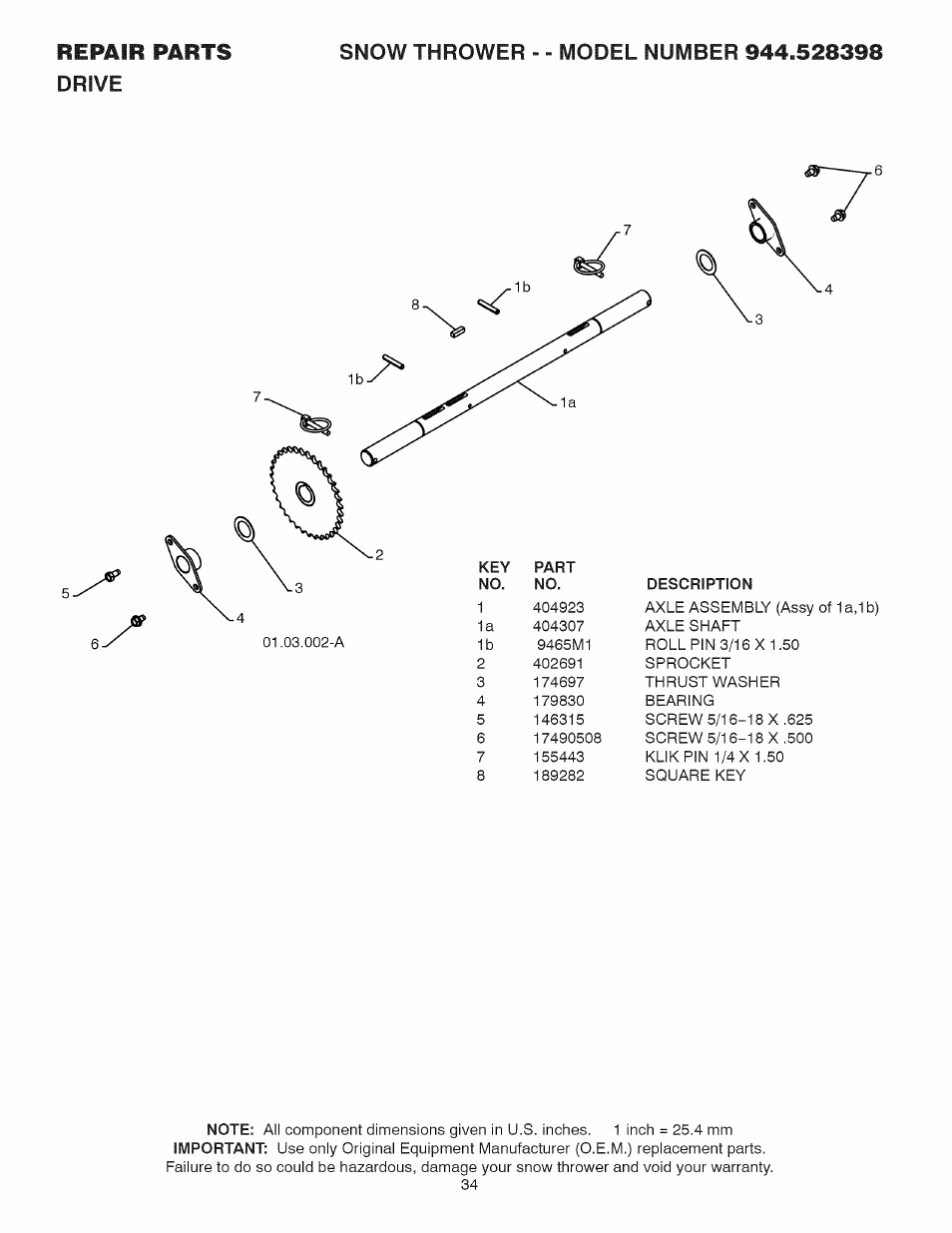 Craftsman 944.528398 User Manual | Page 34 / 48