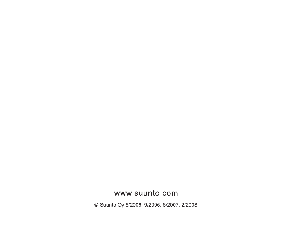 SUUNTO t4 User Manual | Page 56 / 56