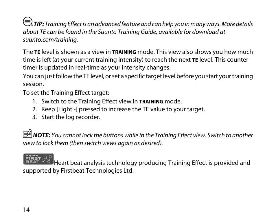 SUUNTO T4C User Guide User Manual | Page 15 / 54