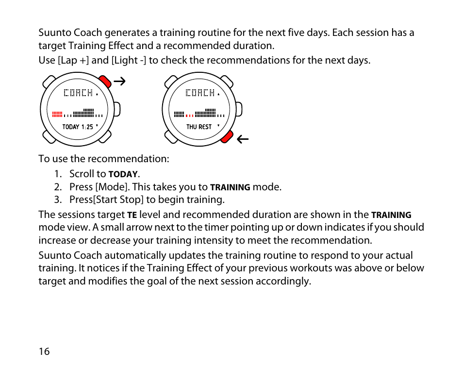 SUUNTO T4C User Guide User Manual | Page 17 / 54