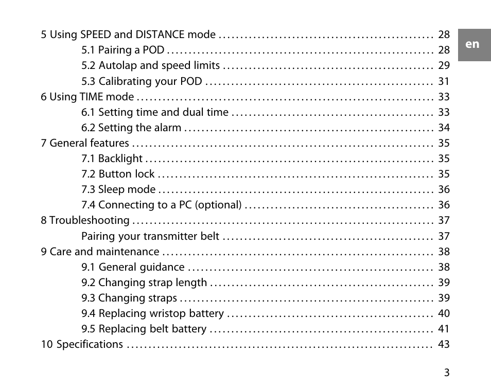 SUUNTO T4C User Guide User Manual | Page 4 / 54
