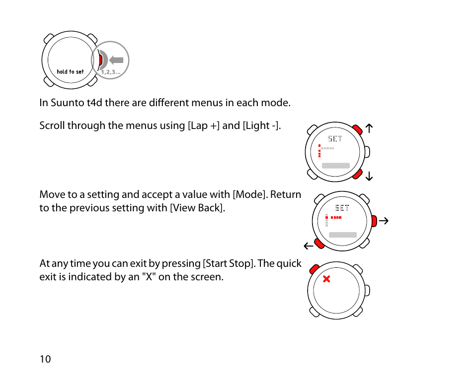 SUUNTO t4d User Manual | Page 11 / 58
