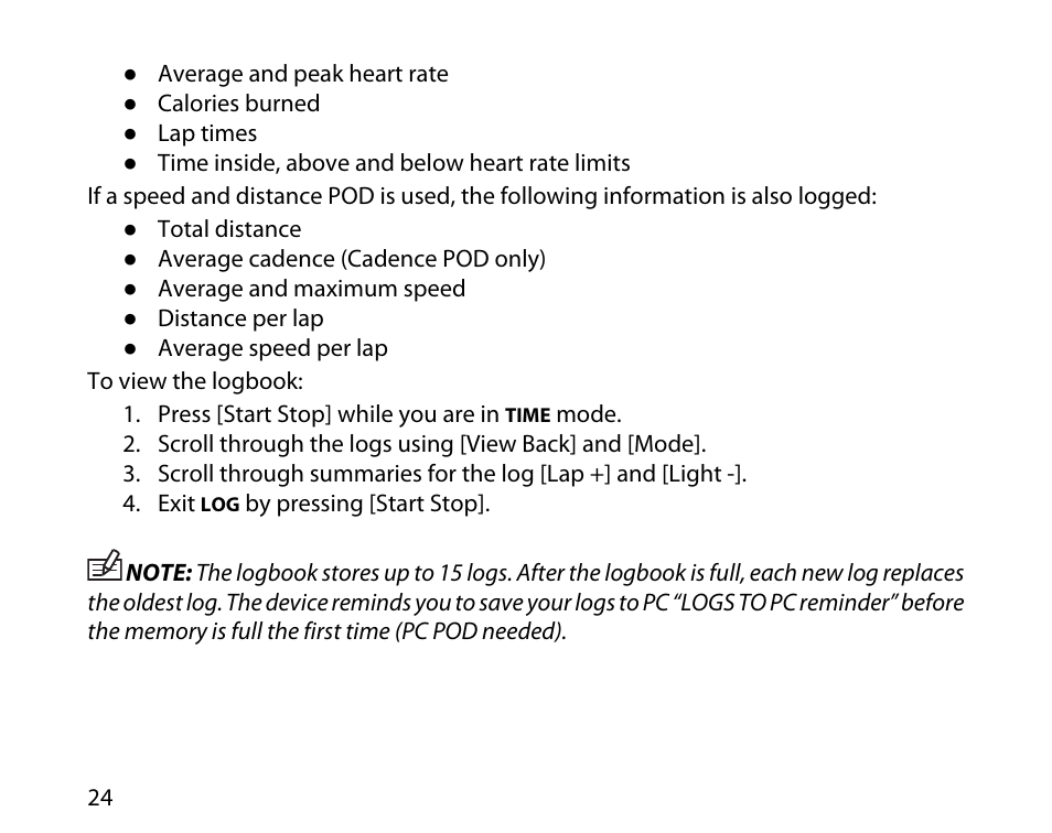 SUUNTO t4d User Manual | Page 25 / 58