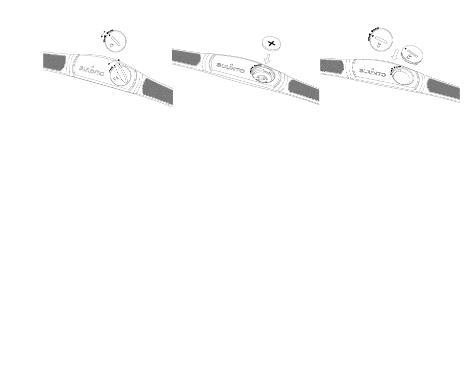 Replacing the battery of the transmitter belt | SUUNTO T6 User Manual | Page 14 / 83