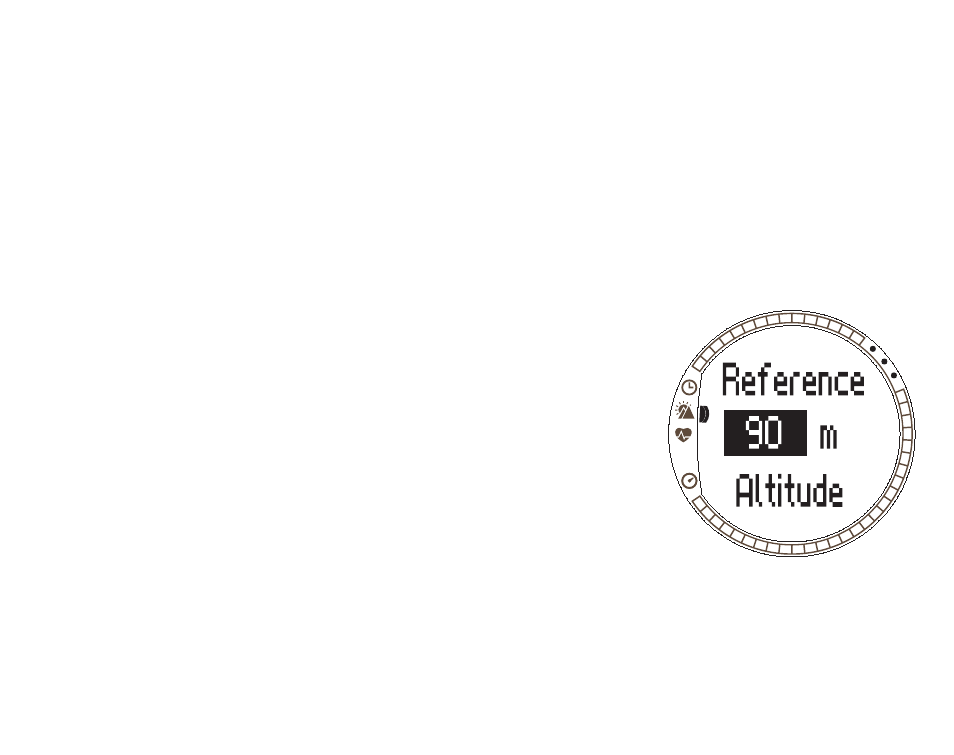 Reference altitude and barometric pressure | SUUNTO T6 User Manual | Page 36 / 83