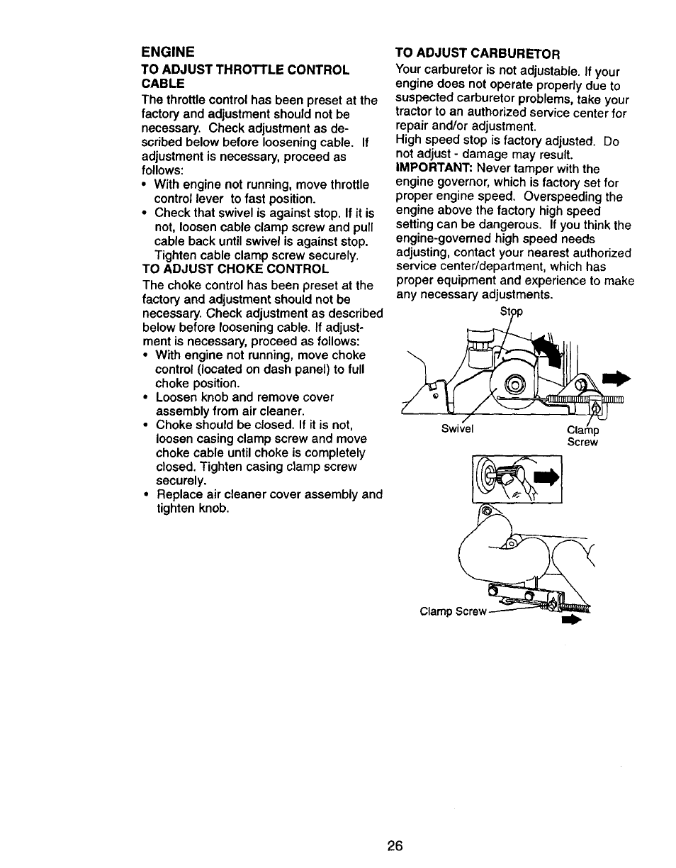 Engine | Craftsman 917.270750 User Manual | Page 26 / 60